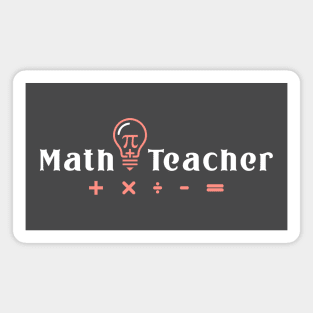 Math Teacher Magnet